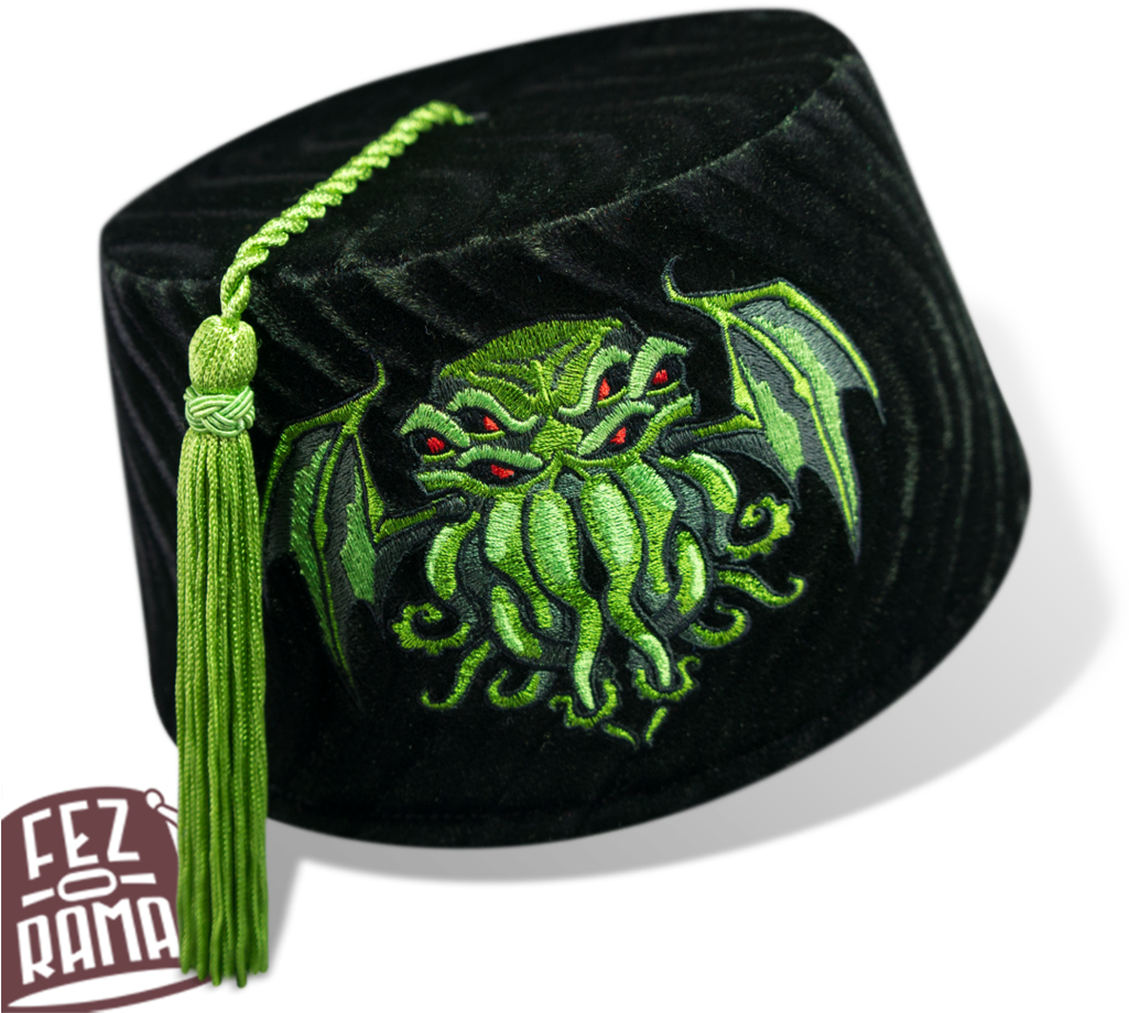Cthulhu Fez - Low - Fez (1024x1024), Png Download