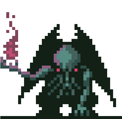 Cthulhu - Cthulhu Pixel Art (510x440), Png Download