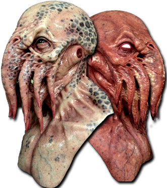 Cthulhu Mask (331x373), Png Download