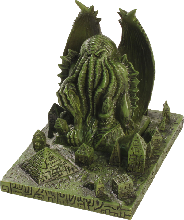 The Call Of Cthulhu Dagon The Call Of Cthulhu And Other - Call Of Cthulhu The Card Game: Domain Statue [book] (600x716), Png Download