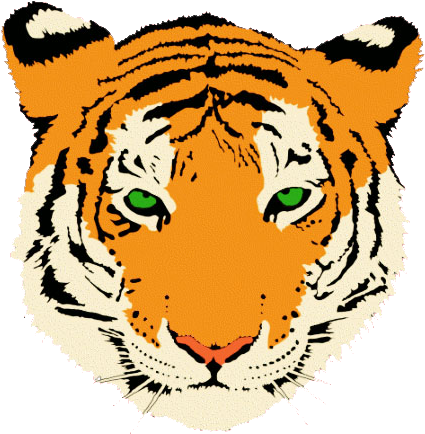 Drawn Tiiger Png Tumblr - Transparent Tiger (439x453), Png Download
