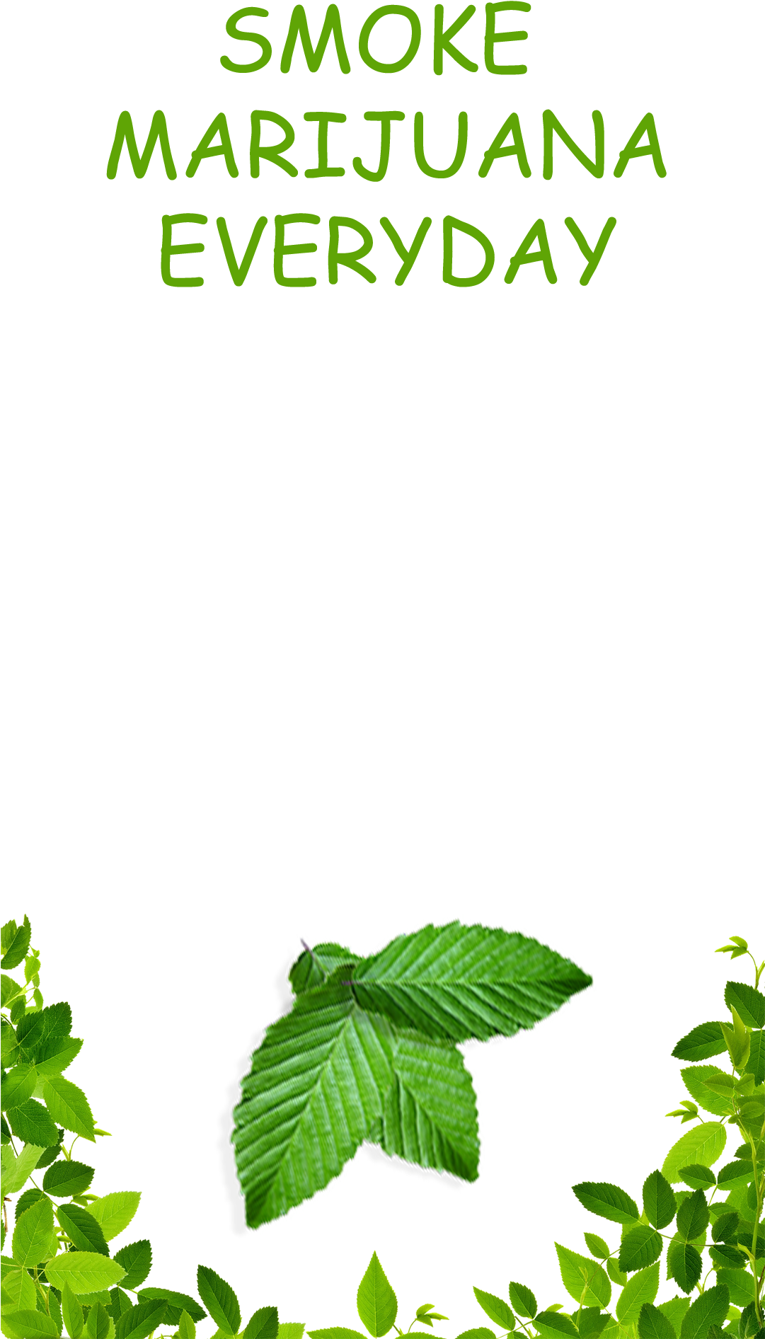 Bonus - Weed Custom Snapchat Filter (1080x1920), Png Download