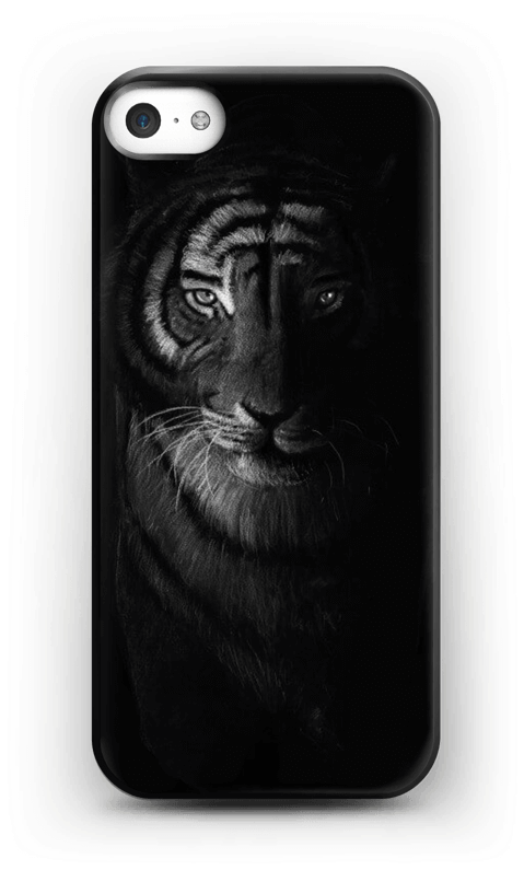 Tiger In The Dark Case Iphone 5/5s - Tiger In The Dark (511x800), Png Download