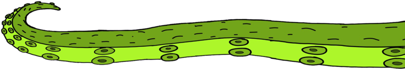 Jpg Stock Title Image By Zippingmeteor On Deviantart - Cthulhu Tentacle (800x323), Png Download