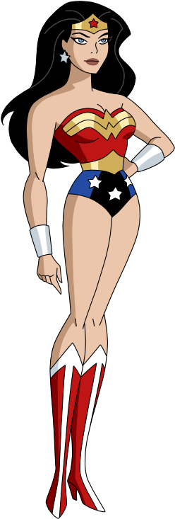 This Is A Character Design Of The New Daredevil Suit - Justice League 2001 Wonder Woman (400x800), Png Download