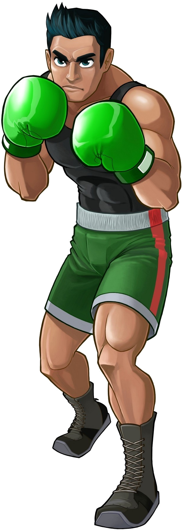 Smash 4 Little Mac Png Svg Library Download - Punch Out Little Mac (626x1792), Png Download