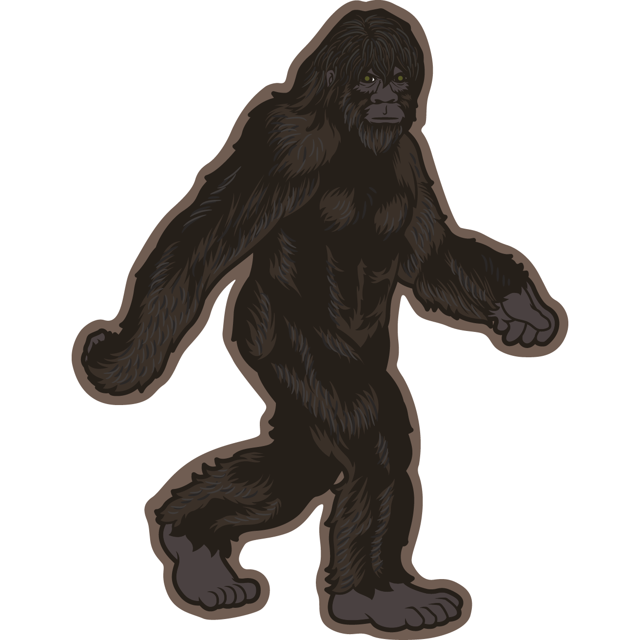 Bigfoot Png Images Png Free Library - Bigfoot Transparent (1313x1313), Png Download