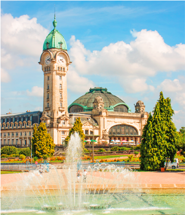 Limoges Train Station - Limoges (1190x434), Png Download
