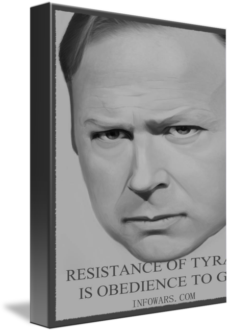 Infowars By K O - Alex Jones (449x650), Png Download