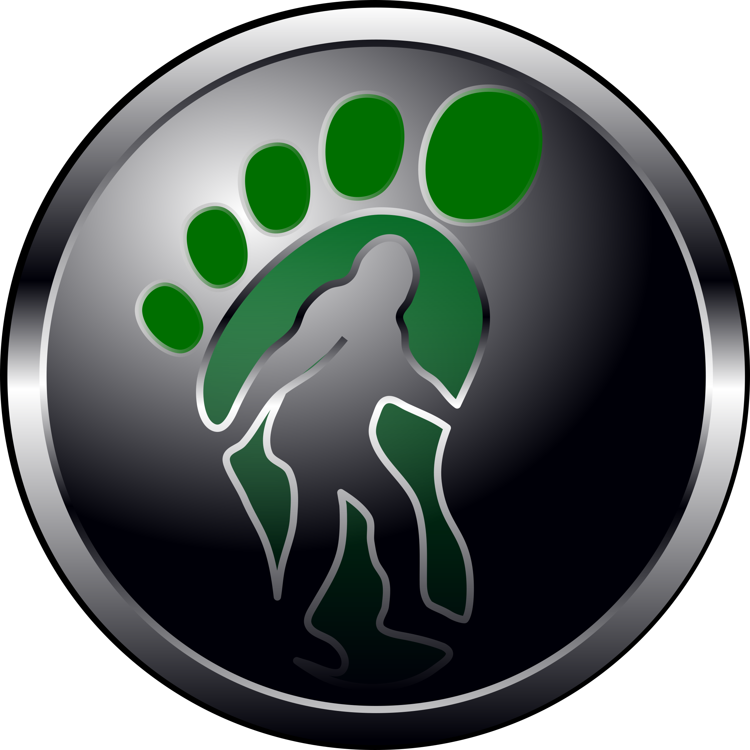 This Free Icons Png Design Of Bigfoot Button (2400x2400), Png Download