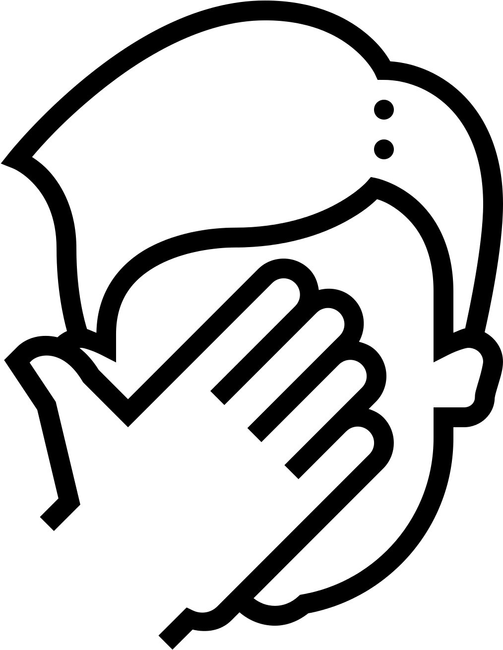 Facepalm Icon (1600x1600), Png Download