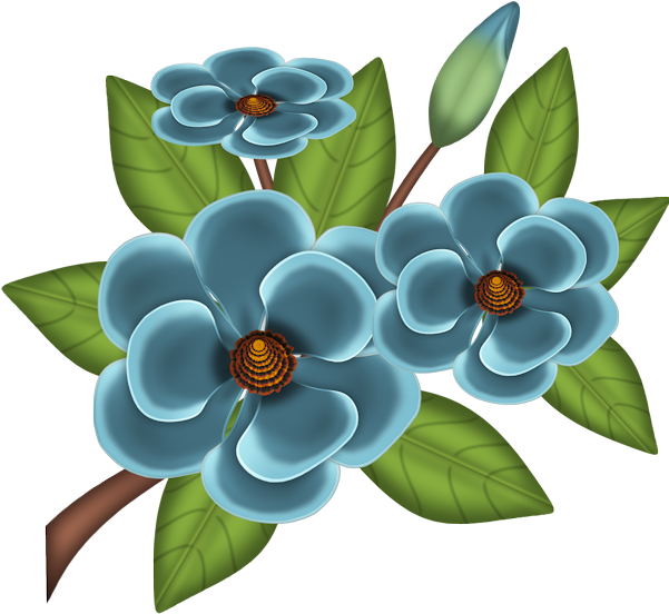 Floral Clipart Greenery - Arranjo De Flores Desenho Png (600x600), Png Download