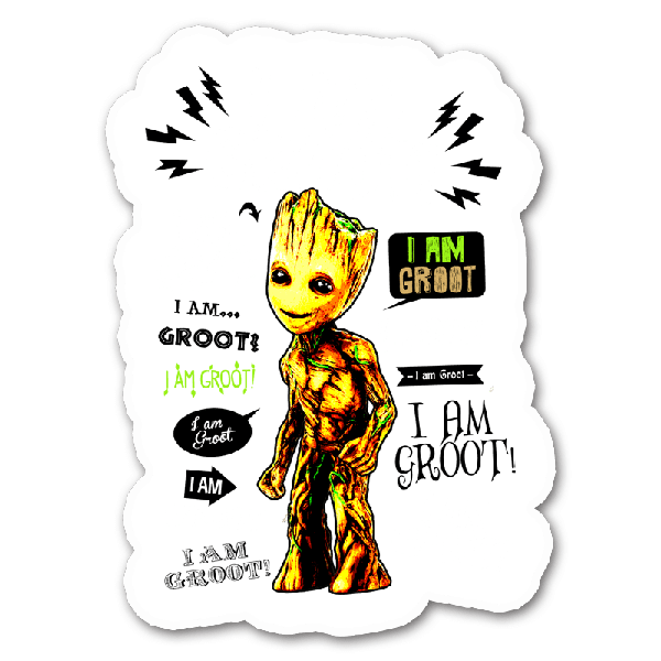 Baby Groot, Comic, Groot, Guardians Of The Galaxy, - Cartoon (600x600), Png Download