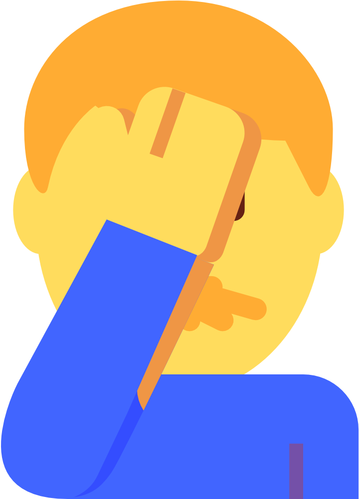 I Made Male Facepalm Ftw (1000x1000), Png Download