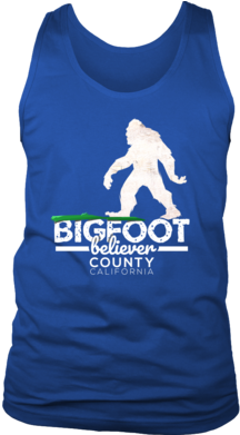 Bigfoot Believer County California Witty,funny Gift - Finders Keepers Mars - Mens Classic Tank / Charcoal (390x390), Png Download