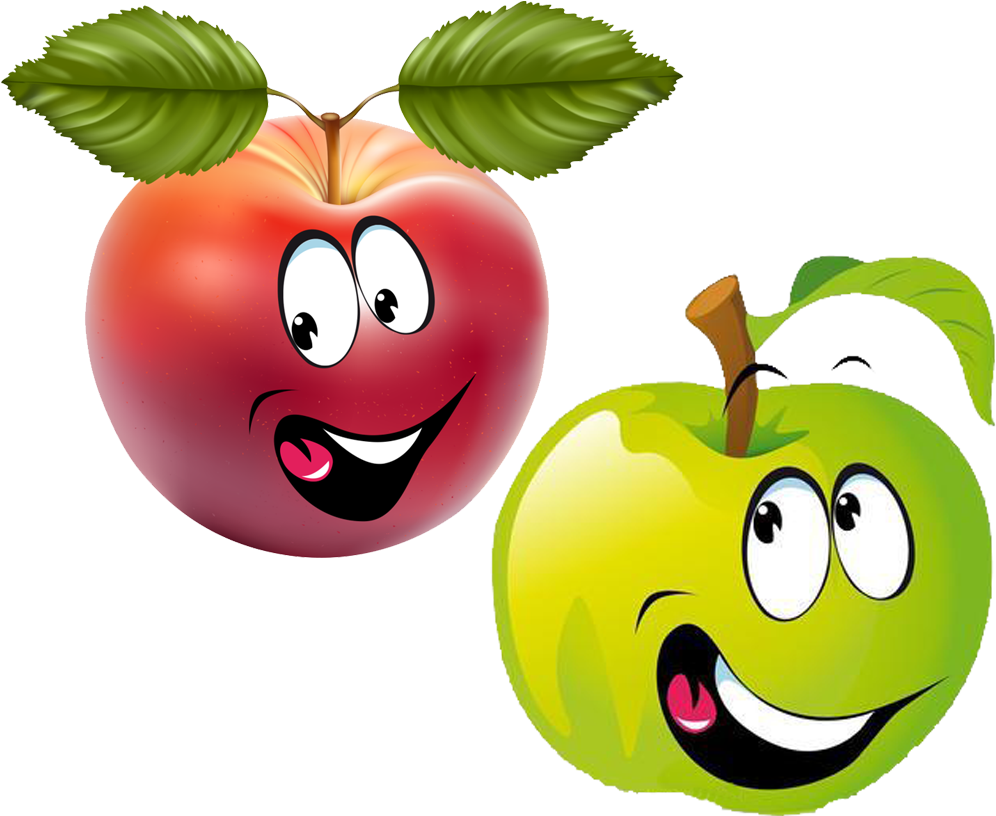 Graphic Royalty Free Fruit Smiley Cartoon Clip Art - Fruits Smiley Clipart (1024x827), Png Download