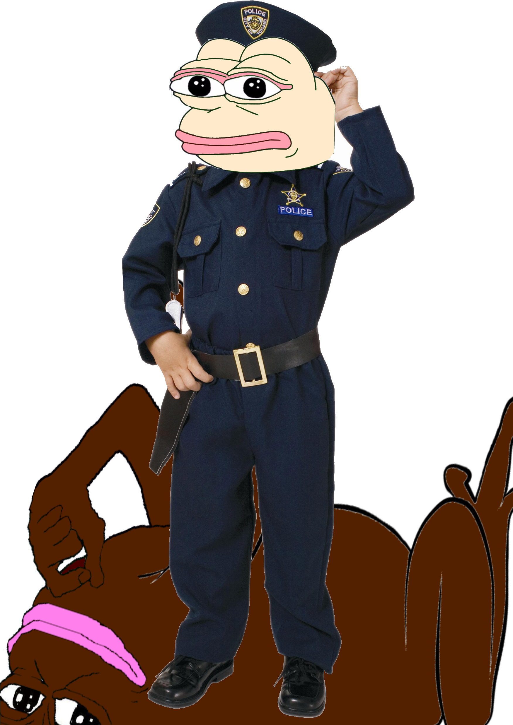 3mib, 1750x2500, Feels Good Man - Deep Fried Police Memes (1750x2500), Png Download