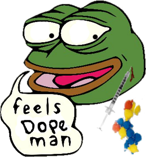 Locky Said - - Feels Good Man Pepe Meme (500x541), Png Download