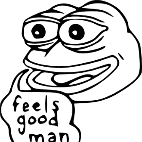 Click To Edit - Feels Good Man (480x480), Png Download