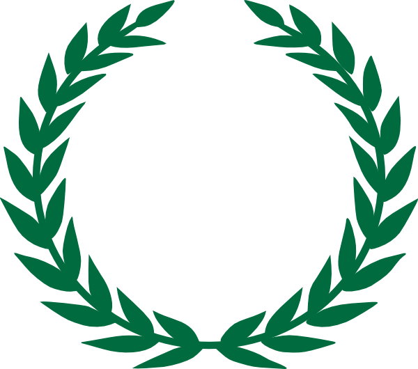 Leaves Clip Art At Clker Com Vector - Laurel Leaves (600x530), Png Download