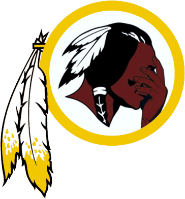 Redskins Facepalm - Washington Redskins Fail (364x392), Png Download