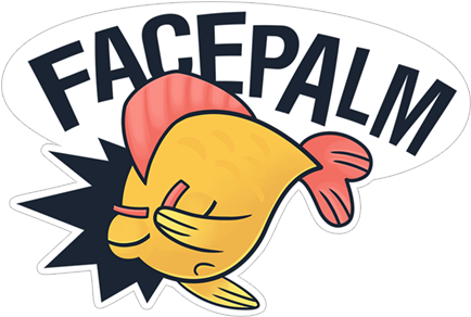 Facepalm Transparent Png Sticker (490x317), Png Download