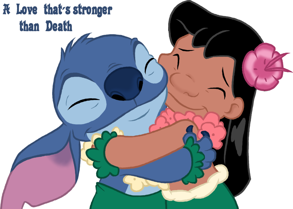 Lilo And Stitch - Lilo And Stitch Hugging (960x685), Png Download