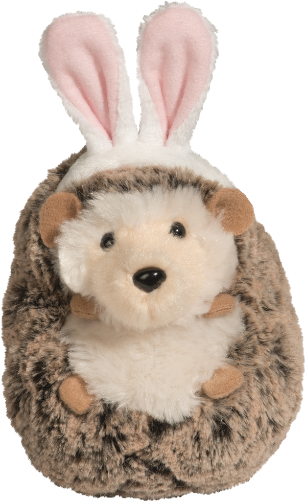 Spunky Hedgehog With Bunny Ears - Douglas Spooky Spunky Hedgehog Plush (1000x1000), Png Download