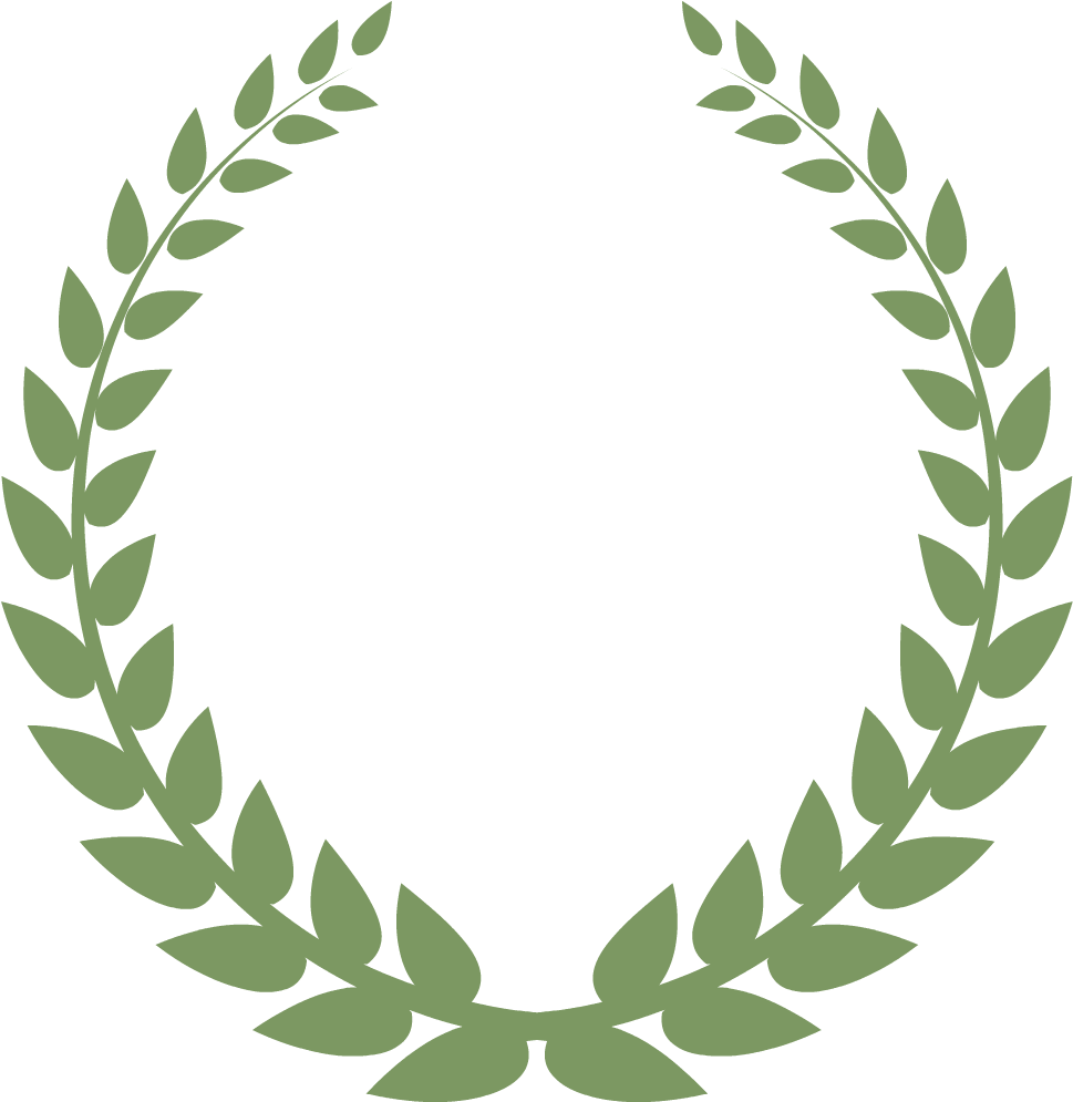 Little Pretty Vintage - Laurel Wreath Of Green (1000x1000), Png Download