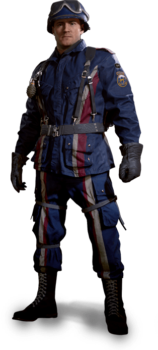 Airborne Independence Camo - Soldier (314x693), Png Download