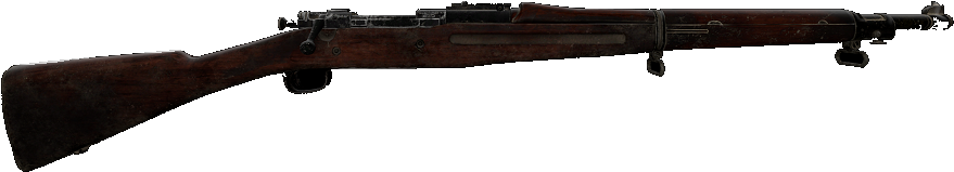 M1903 Iron Sight Third Person Wwii - Cod Ww2 M1903 Png (968x274), Png Download