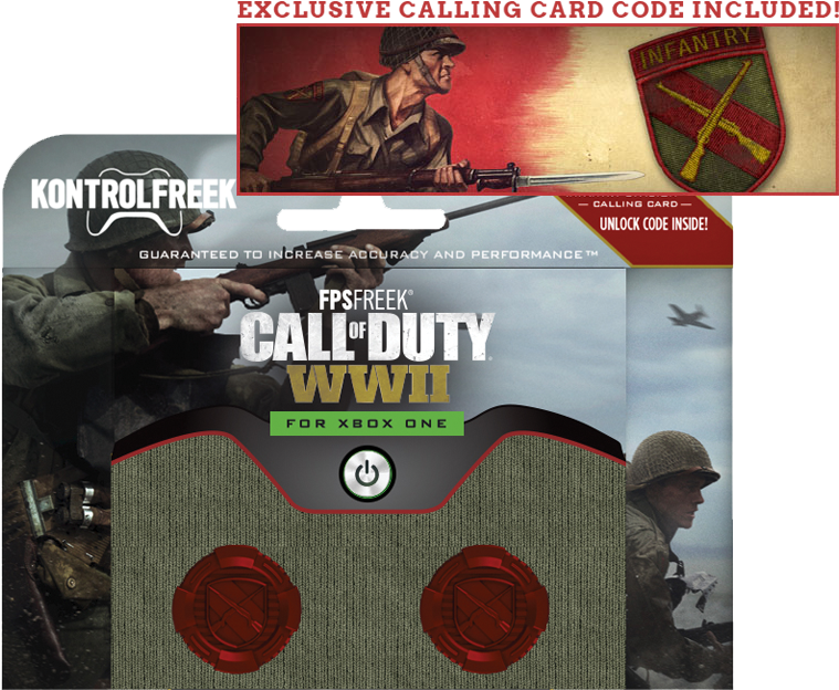 Kontrolfreek® Fps Freek® Call Of Duty® - Call Of Duty Ww2 Kontrol Freeks (1024x1024), Png Download
