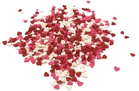 Sprinkle King Mini Heart Mix Candy Sprinkles - Heart (500x500), Png Download