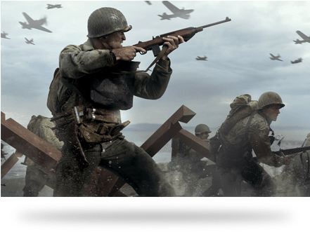 Call Of Duty - Call Of Duty Wwii Xbox One (440x354), Png Download