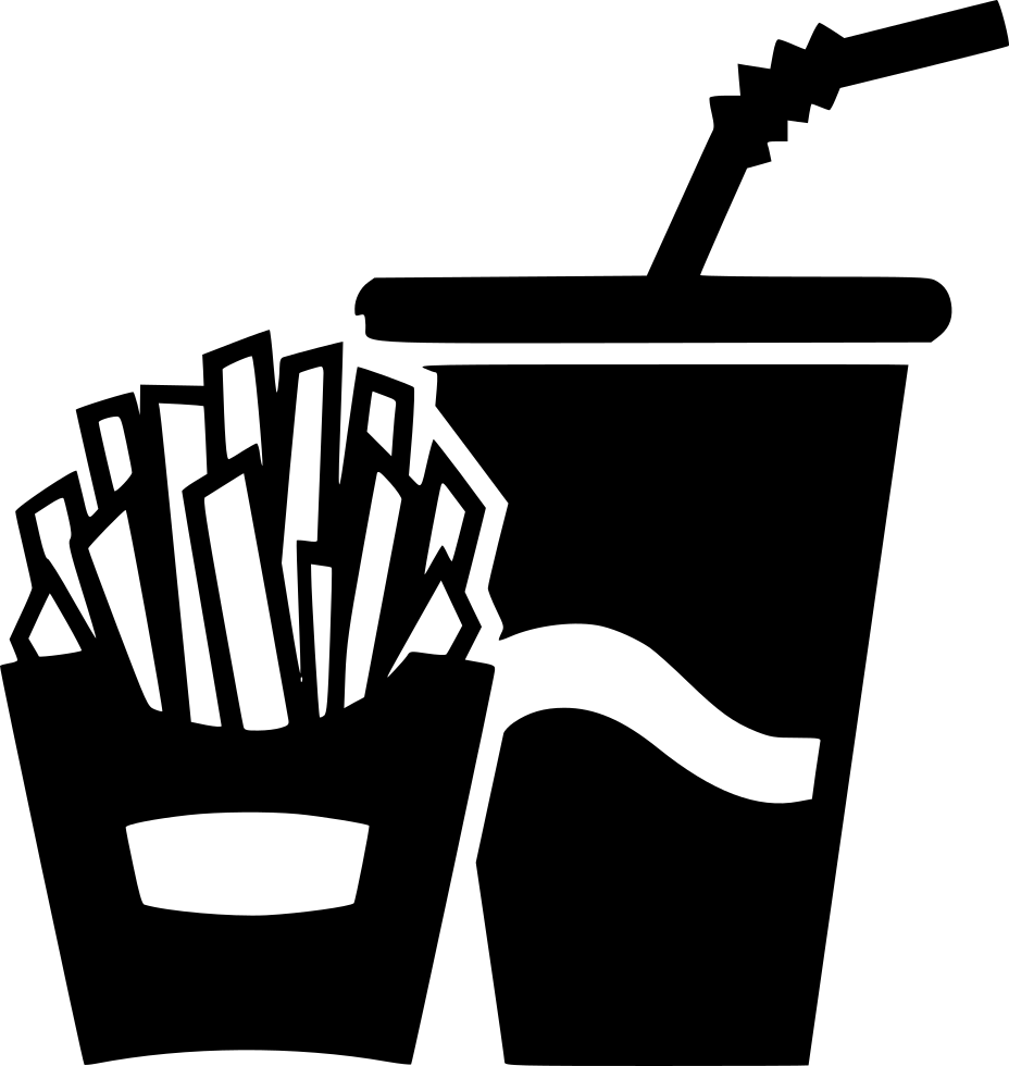 French Fries Potato Soda Paper Cup Comments - French Fries Icon Png (928x980), Png Download