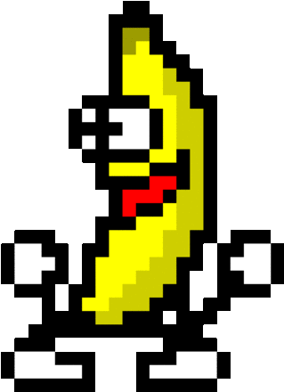 Banana - Dancing Banana (500x530), Png Download