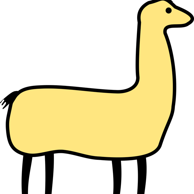 Llama Clipart Jaxstormrealverseus - Clip Art (680x680), Png Download