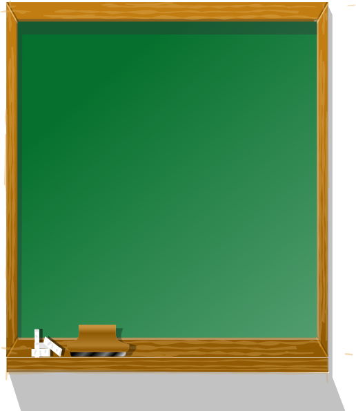 Chalk - Chalkboard Clipart (516x595), Png Download