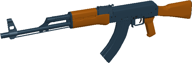 Ak-47 - Phantom Forces Ak 47 (639x219), Png Download