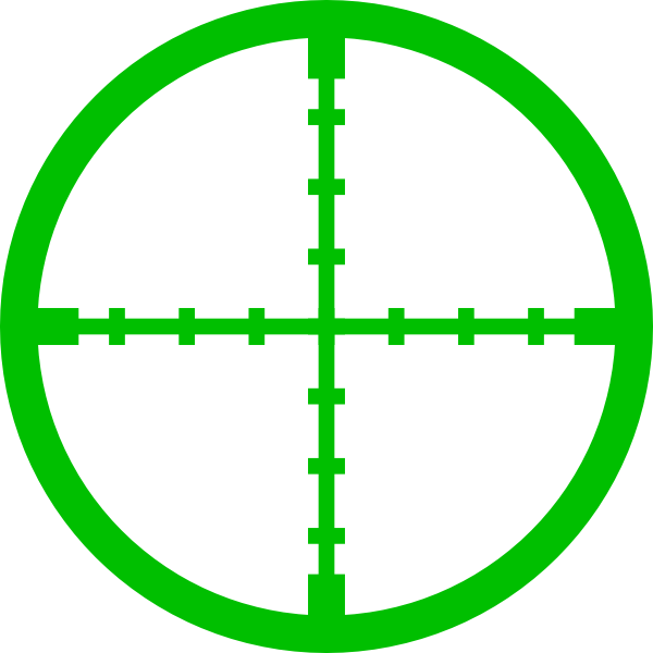 How To Set Use Green Target Clipart (600x600), Png Download