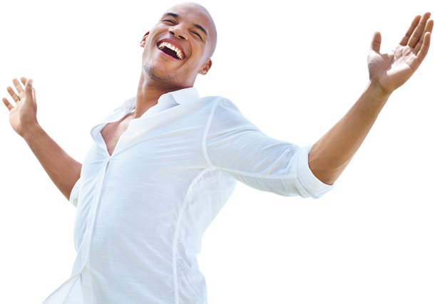 Happy Men Png Background Image - Happy Men Transparent (651x470), Png Download