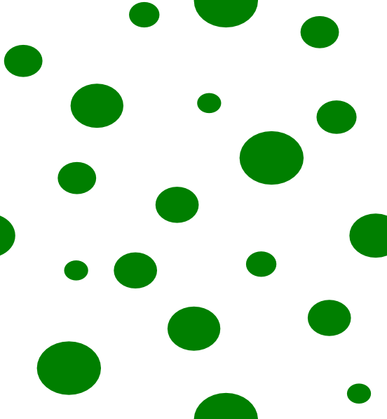 How To Set Use Green Polka Dots Clipart (552x597), Png Download