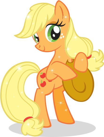 Resultado De Imagem Para My Little Pony Applejack - My Little Pony Images Apple Jack (470x585), Png Download