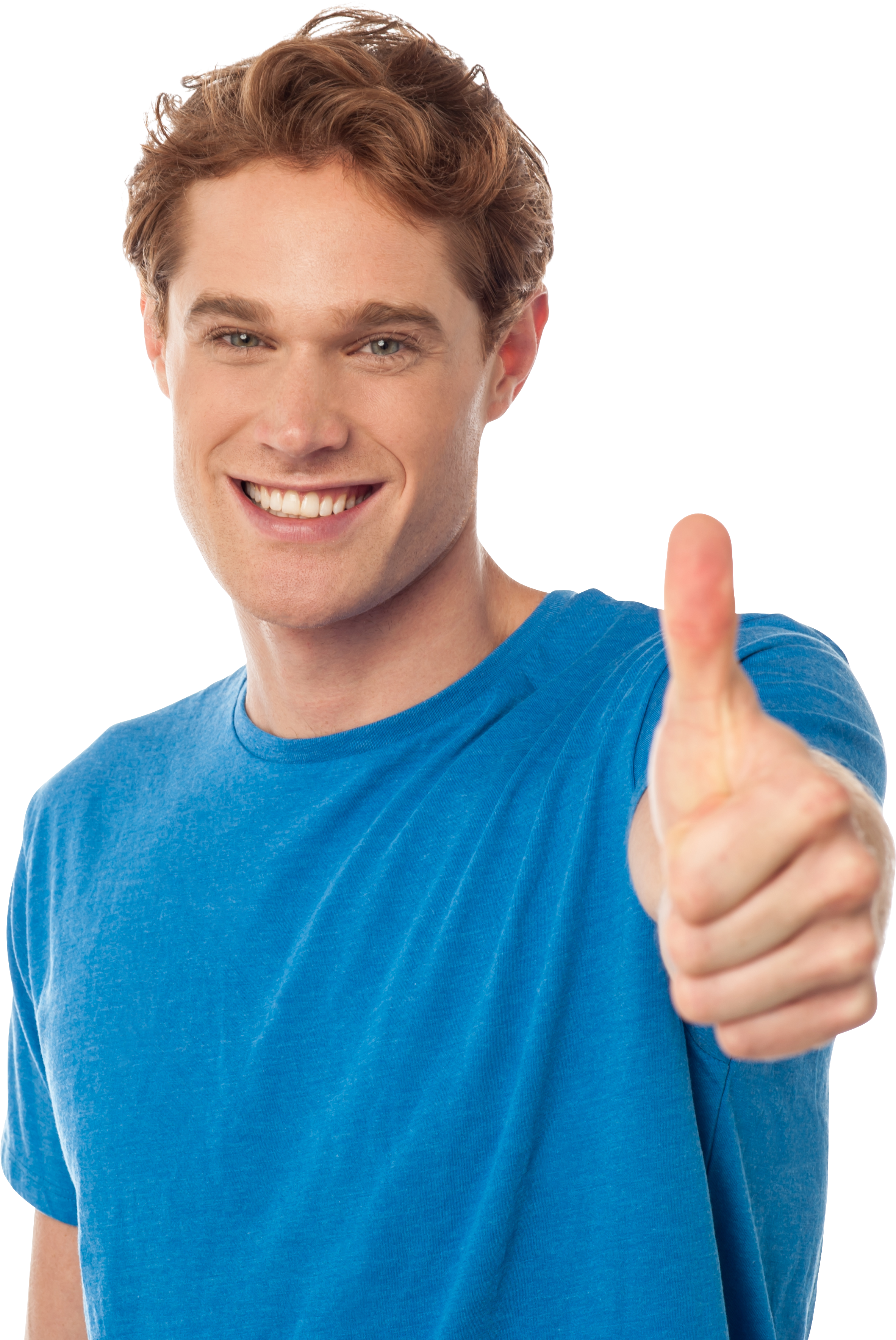 Men Pointing Thumbs Up Png Image - Thumbs Up Person .png (5324x3543), Png Download