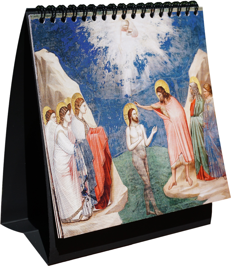 The Amazon Product Pages For All Sacred Art Series - Baptism Of Christ Nfresco From The Scrovegni Chapel (1600x1066), Png Download