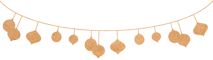 Bronze String Lights - Brunch (701x198), Png Download