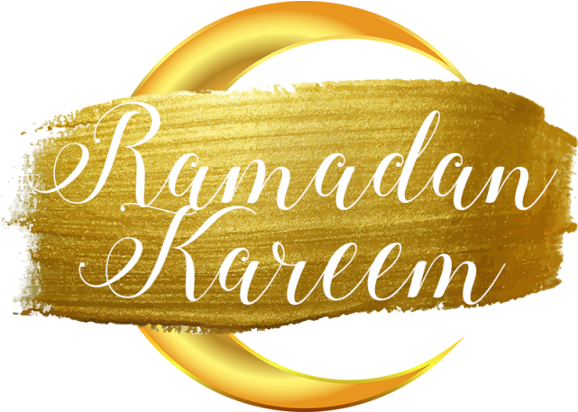 Golden Ramadan Kareem Moon, Ramadan Greeting Card, - Ramadan Mubarak 2018 Png (360x360), Png Download