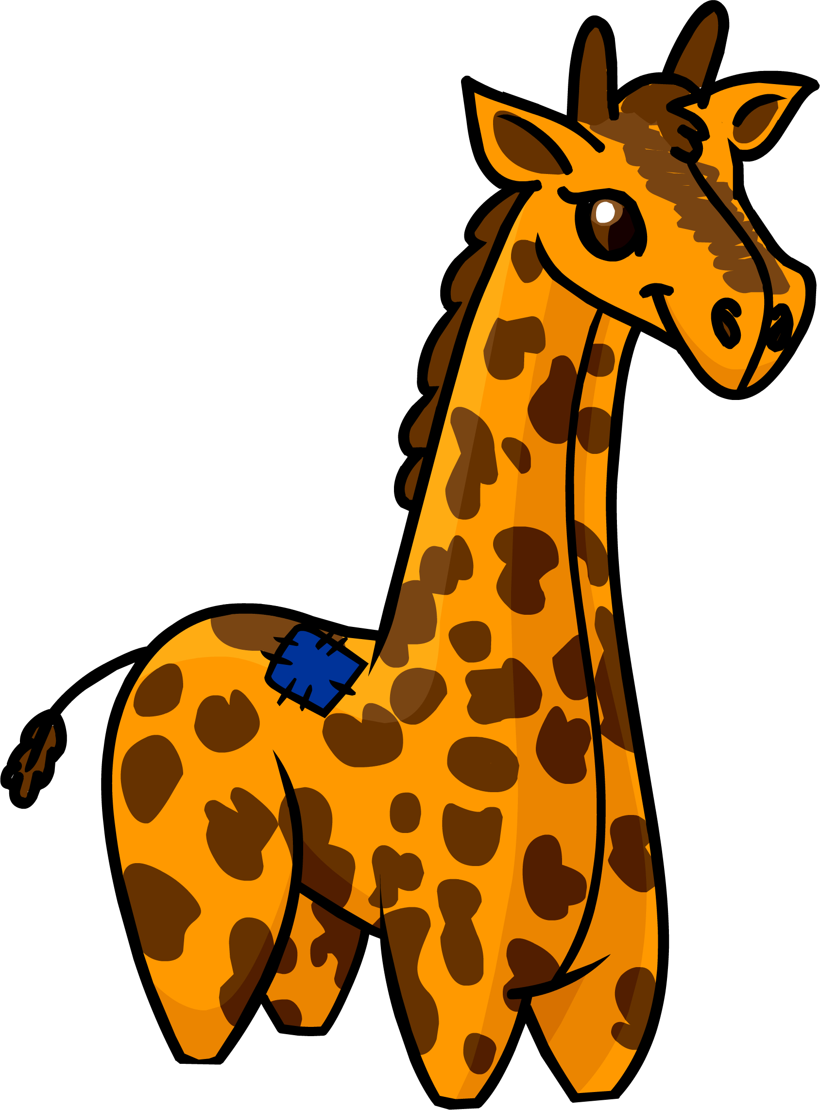 Toy Giraffe - Png - Club Penguin Toys Furniture (1688x2284), Png Download