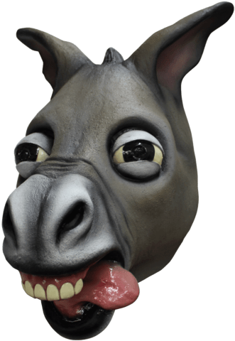 Donkey Mask - Masks Animal (331x480), Png Download