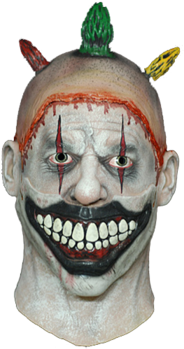 Creepy Clown Face Png - Trick Or Treat Twisty The Clown Mask (272x500), Png Download